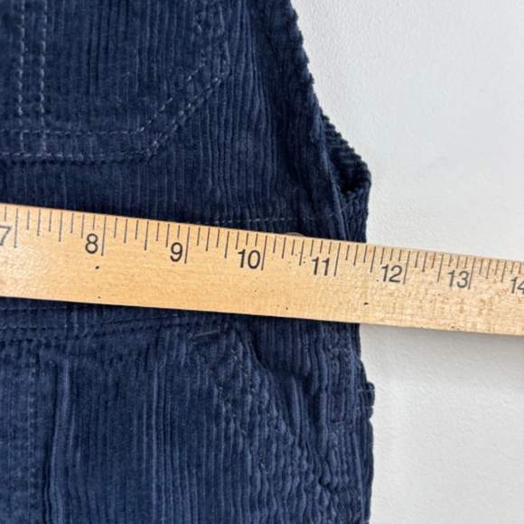 OshKosh Corduroy Overalls 3T Flannel Lined Navy Vestbak Retro Classic Fall - Picture 8 of 9